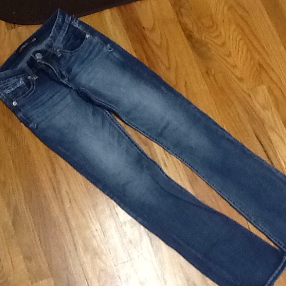 Express Denim - Women's 00R Low Rise, Barely Boot Jeans, EUC